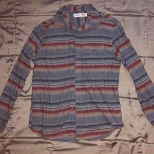 striped flannel